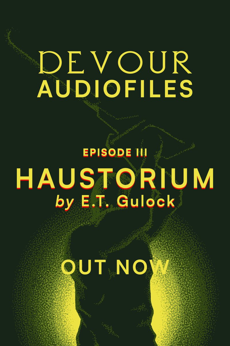 The audio production of my new eco-horror short story, “Haustorium,” is out now! Listen on the DEVOUR AUDIOFILES feed wherever you find your podcasts. Grab your chainsaws and hold on to your butts! It’s about to be a wild ride.

open.spotify.com/episode/2b9nMu…