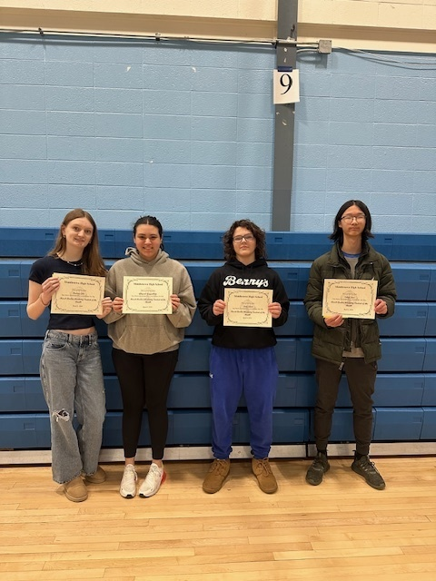 WeareMiddletown's tweet photo. MHS: Congratulations to our March Anchor Academy Students of the Month! Audrey Ellis, Zekiel Fore, Jack Silvia and Abigail Wagonblott! #WeAreMiddletown #IslanderPRIDE https://t.co/GsF12xhRa9