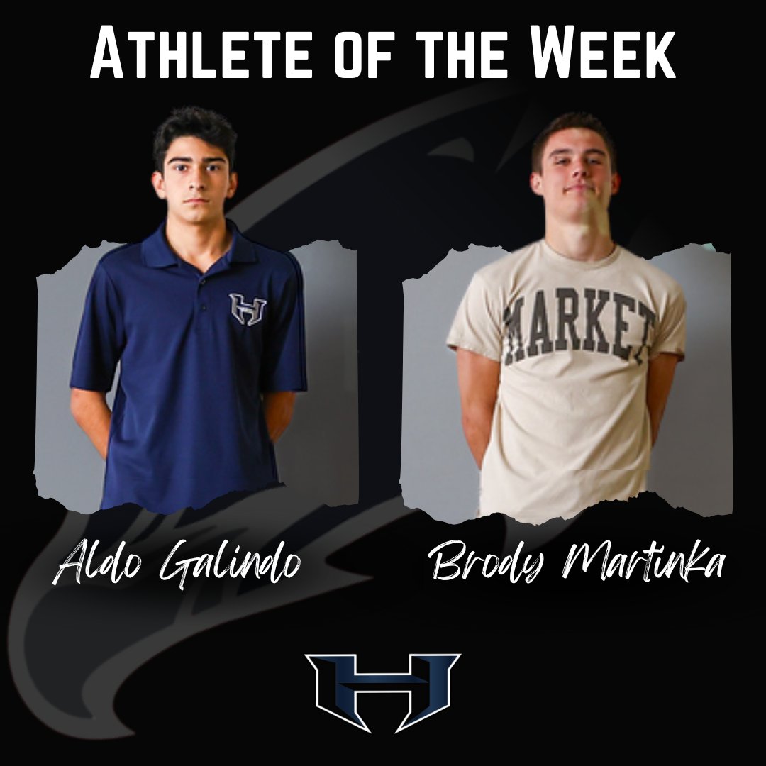 HendricksonFB's tweet photo. Congrats to these Hawks for earning Athlete of the Week!
Excelling in the classroom, dominating in the fieldhouse, being #Pfast on the track, and leading by example—well deserved!
#GoHeavy https://t.co/tG668B7gDo