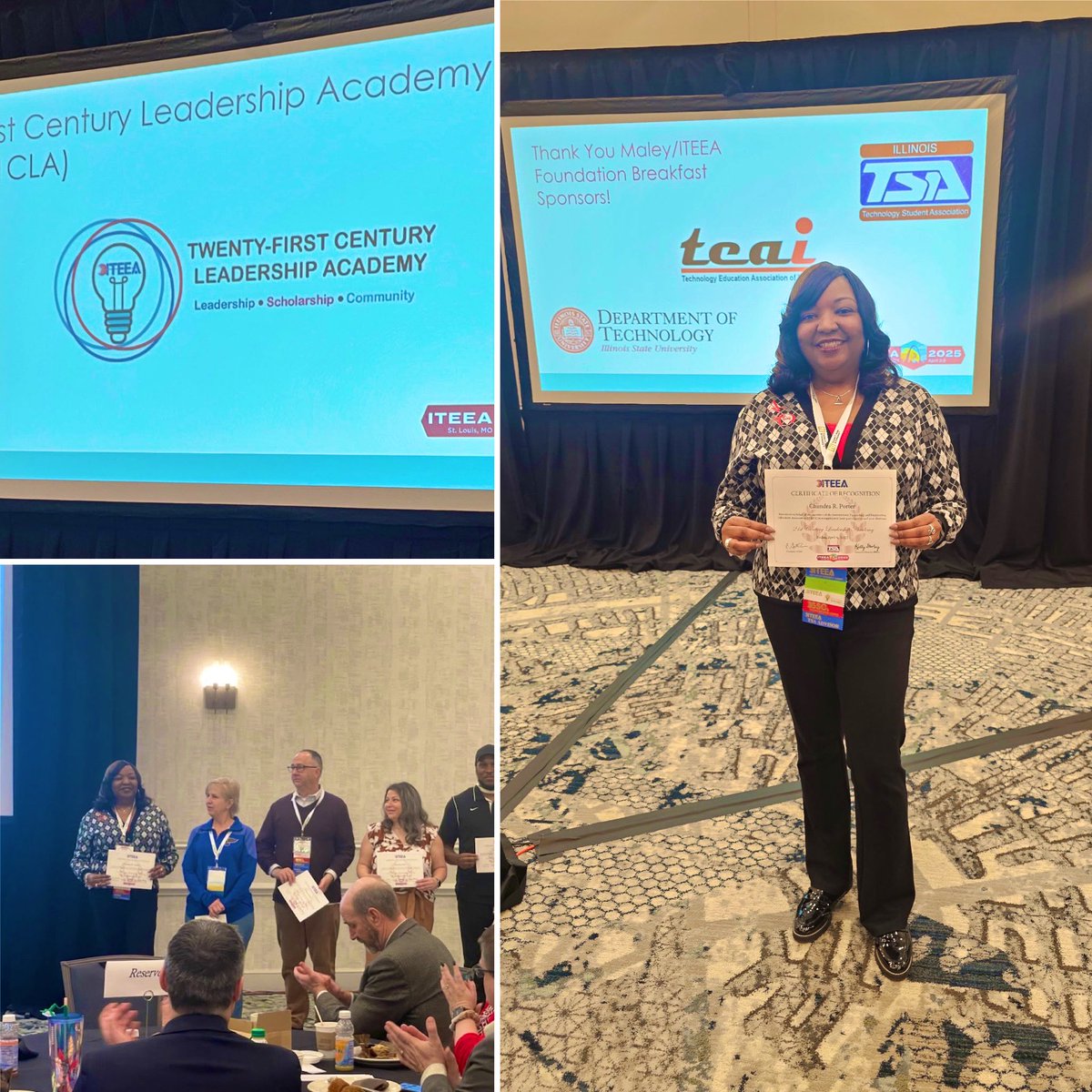 wrightway99's tweet image. It’s presentation and awards day for @DeKalbSchools 👨🏻🏫👩🏽🏫 @iteea #iteea2025. Kudos to @dcsdctae teacher Ms. Porter for completing the 21st Century Leadership Academy. I facilitated a presentation on #interactivenotebooks. More to come!
@DCSDSTEM 
#stemlife