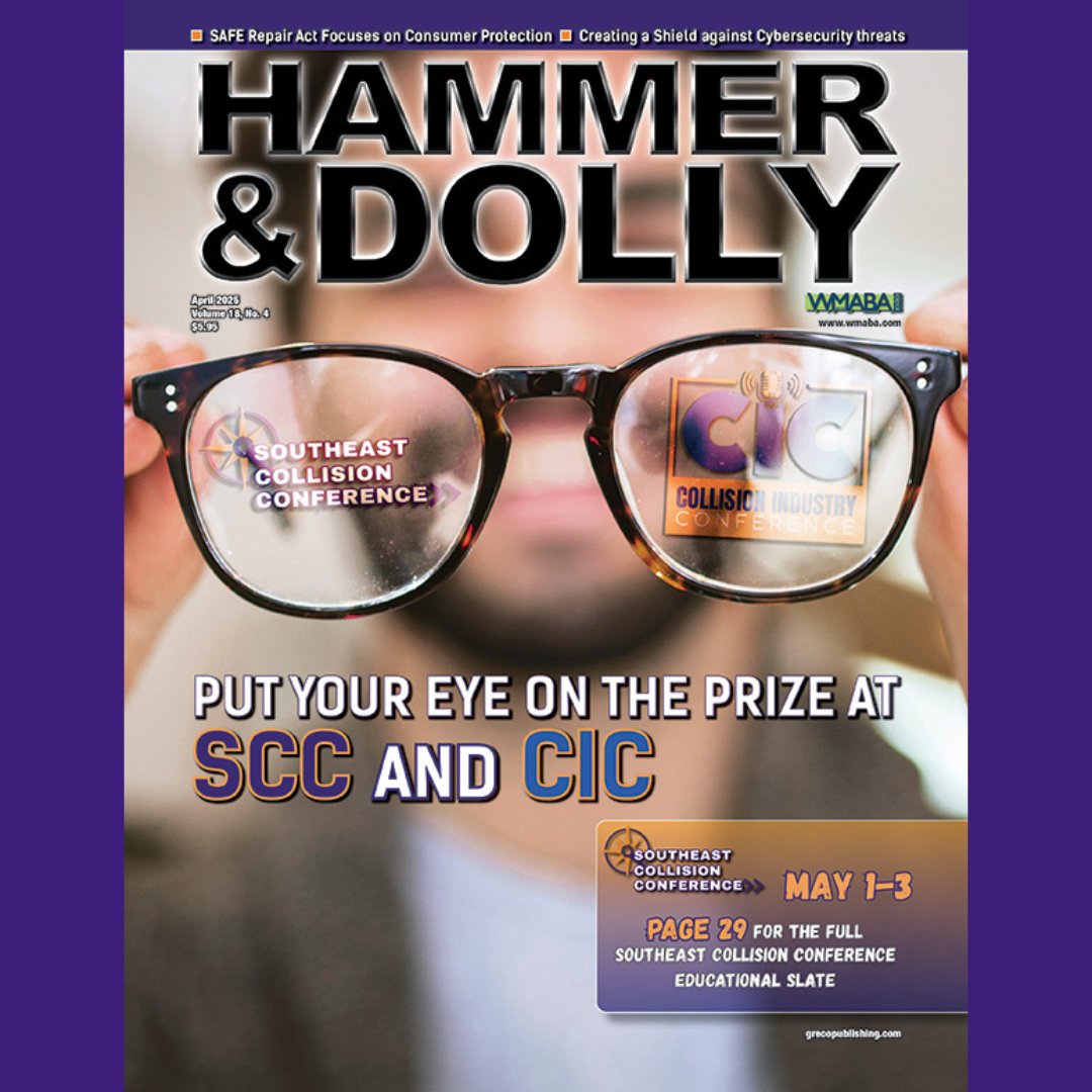 grecopublishing's tweet image. The April issue of Hammer &amp;amp; Dolly includes a preview of all the exciting things in store for Collision Industry Conference and Southeast Collision Conference set for April 30-May 3 and much more. grecopublishing.com/hammer-and-dol… #hammeranddolly #autobody #collisiontech #grecopublishing