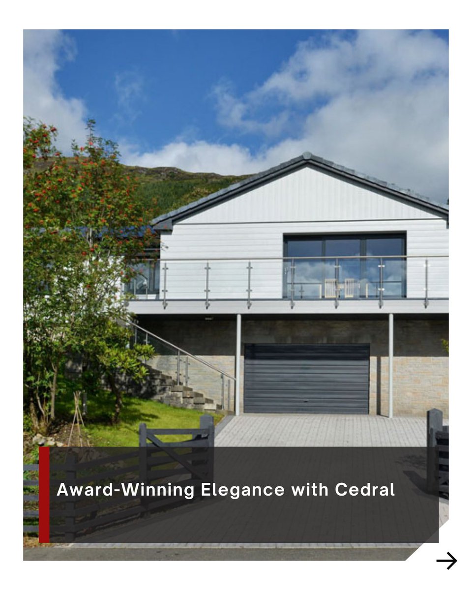 Discover <a href="/CedralUK/">Cedral UK by Etex</a>   prestigious award-winning facades and roofs, celebrated for their style and durability. With a century of trusted performance, Cedral offers aesthetic and functional excellence in exterior cladding.

See link below 👉
hbdonline.co.uk/news/elegant-f…

#Cedral