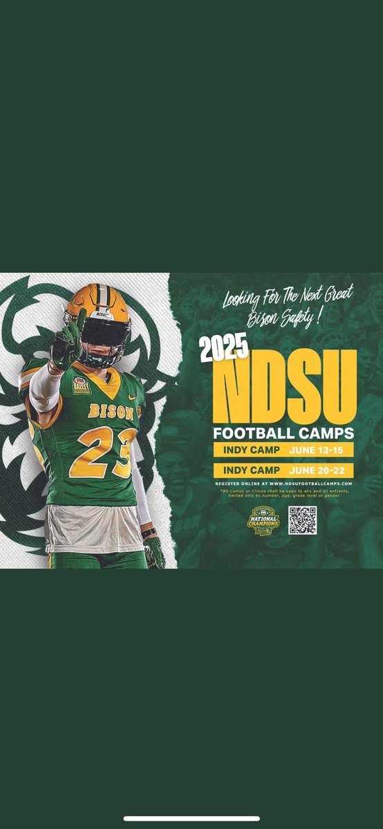 Ivanhochhalter41 (@ivanhochhalter) on Twitter photo Thank you for the invite, <a href="/CoachMoonen/">Tony Moonen</a> and <a href="/NDSUfootball/">NDSU Football</a> I can’t wait to show my skills this summer!
<a href="/TimnathFootball/">Timnath Football</a> Thank you for the invite, <a href="/CoachMoonen/">Tony Moonen</a> and <a href="/NDSUfootball/">NDSU Football</a> I can’t wait to show my skills this summer!
<a href="/TimnathFootball/">Timnath Football</a>