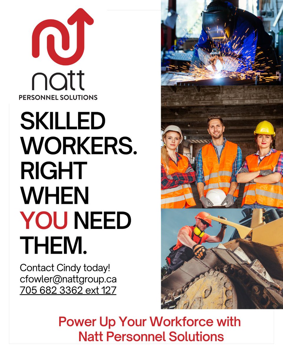 Expert Staffing for Every Job Site.

Natt Personnel Solutions has The Right People. With the Right Skills. Right Now.

Contact us for details! cfowler@nattgroup.ca. #hiring #skilledworkers #staffing