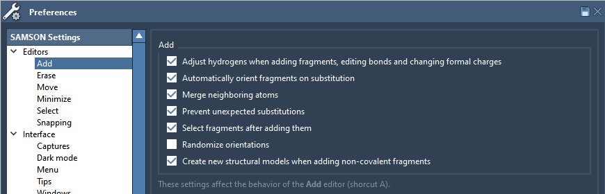 Discover how to optimize your molecular modeling experience in SAMSON! This thread will guide you through essential preferences for building molecules effectively.