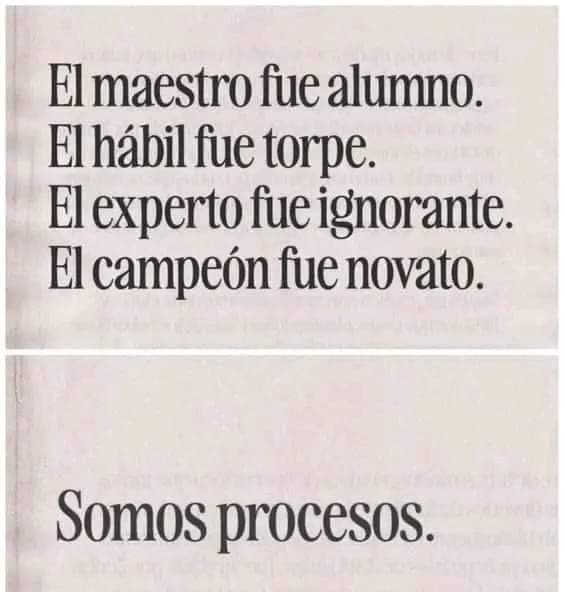 Mejorar, aprender y crecer no es gratis, es un proceso incómodo y doloroso. Siempre. Todos queremos mejorar, pero pocos están dispuestos a pagar su precio.