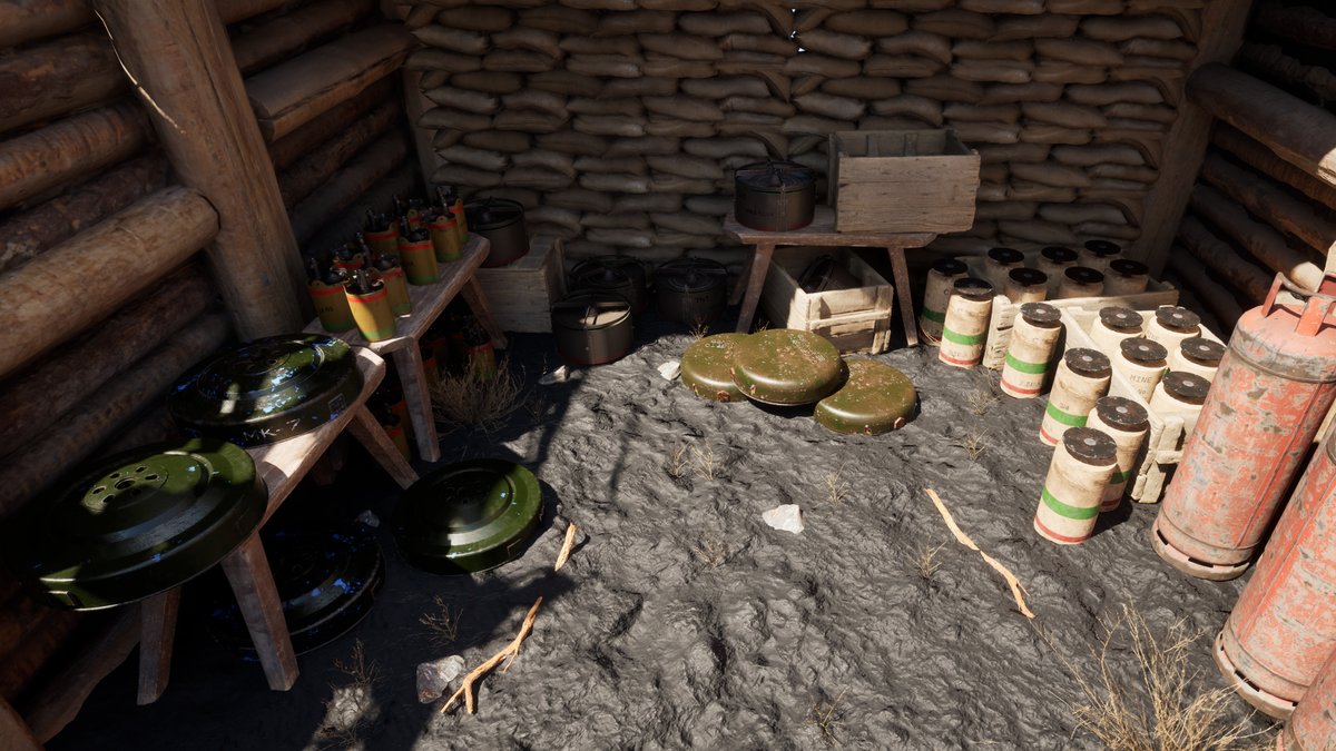 LabLeakInt's tweet image. 🧵Lets start immediately with our updated WW2 British Mines Pack 🇬🇧
#gamedev #3DModel