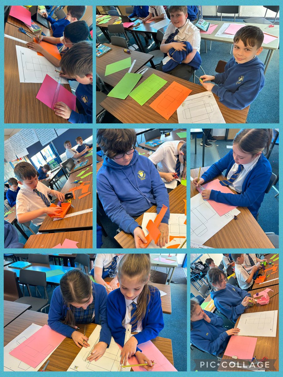 Miss Clegg ✨ (@miss_c_23) on Twitter photo Y5/6 had a fantastic time exploring the construction of nets for 3D shapes! We applied our measuring skills and precision to draw the nets, then cut and assembled the shapes. <a href="/saintoswalds/">St Oswald's School</a> Y5/6 had a fantastic time exploring the construction of nets for 3D shapes! We applied our measuring skills and precision to draw the nets, then cut and assembled the shapes. <a href="/saintoswalds/">St Oswald's School</a>