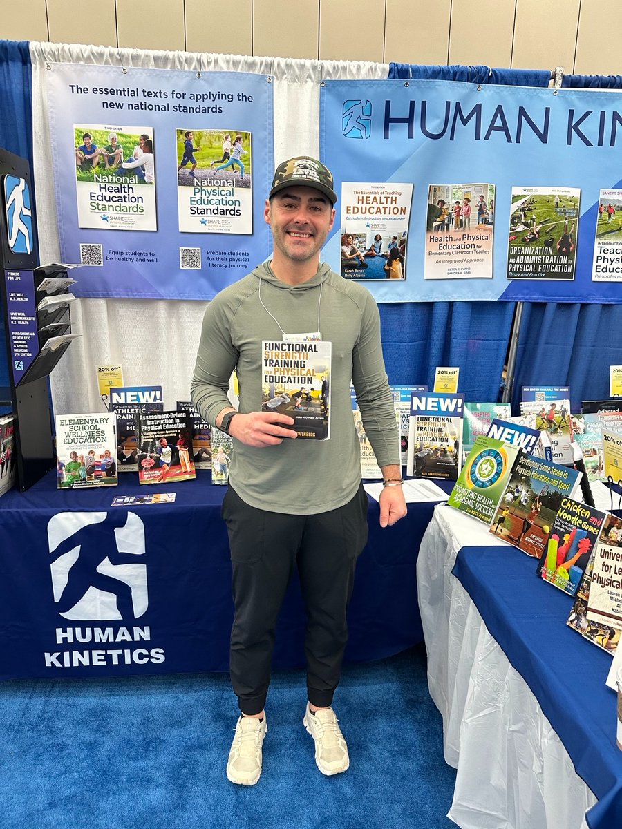 HumanKineticsPhysEd (@humankineticspe) on Twitter photo Another author sighting at #SHAPEBaltimore! <a href="/Natevank19/">Nate VanKouwenberg</a> stopped by booth 322 and we hope you do, too, to order his book Functional Strength Training for Physical Education. Save 20% + free shipping! Take your PE fitness units to the next level! 👉 ecs.page.link/nG6w8 #physed Another author sighting at #SHAPEBaltimore! <a href="/Natevank19/">Nate VanKouwenberg</a> stopped by booth 322 and we hope you do, too, to order his book Functional Strength Training for Physical Education. Save 20% + free shipping! Take your PE fitness units to the next level! 👉 ecs.page.link/nG6w8 #physed
