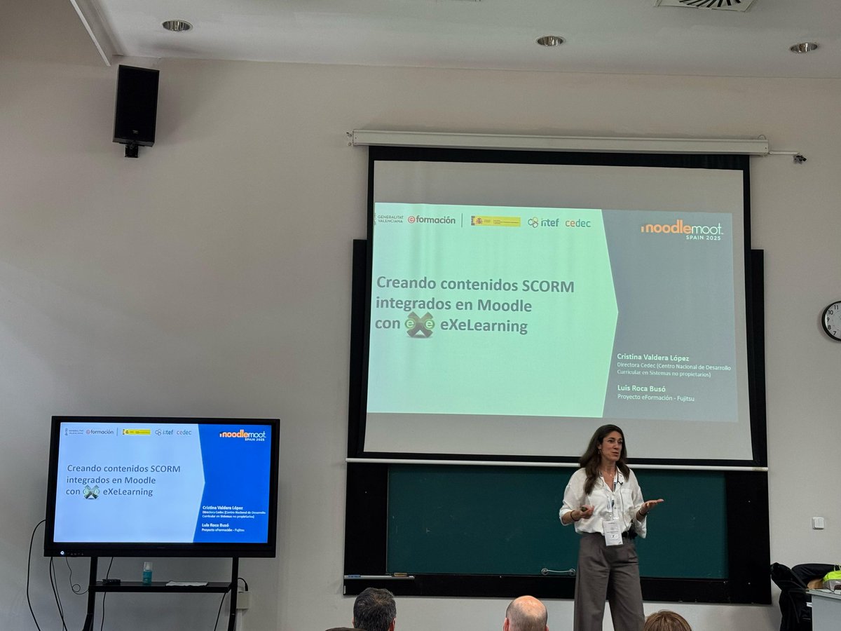 ✅ Gure lankide diren Olaia Egurrola eta Danel Agirrezabal Valentzian izan dira apirilak 2tik 4ra MoodleMoot Spain 25.jardunaldietan, Moodle Plataformaren inguruko ezagutza berriak jasotzen.