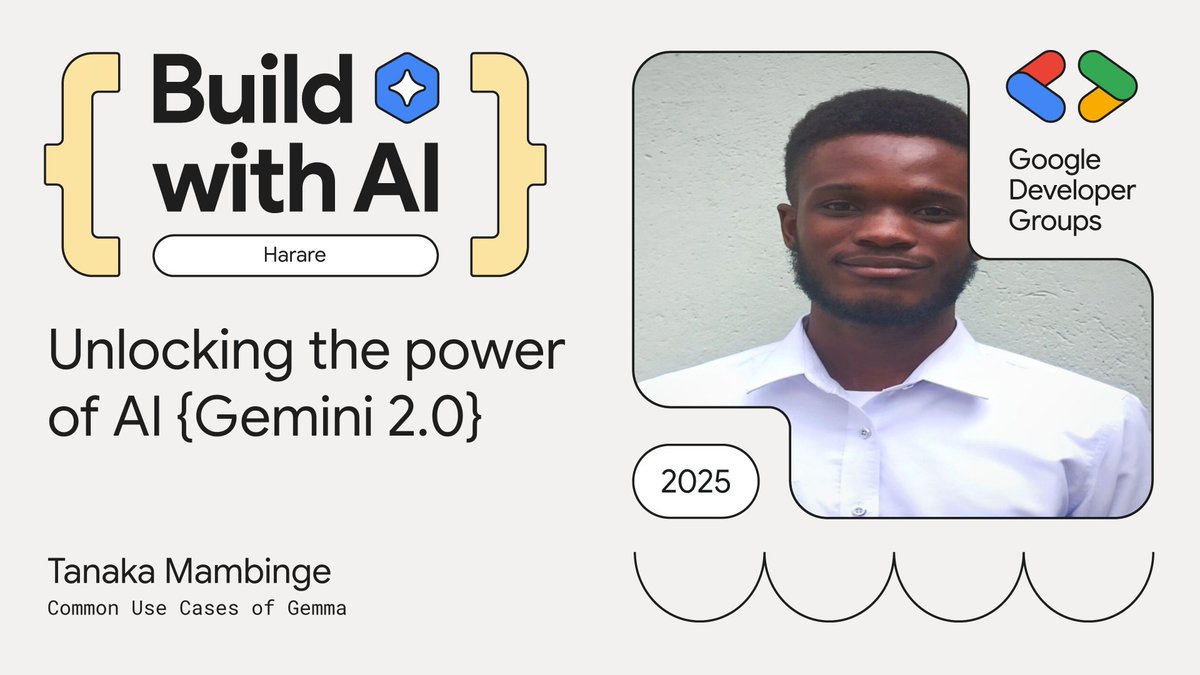 gdg_harare's tweet image. Join us this Saturday and explore practical applications for Gemma, CodeGemma, and PaliGemma to understand their impact in various scenarios.
RSVP: tiny.url/bwai263bv
#AI #Podcast #Gemini #Gemma