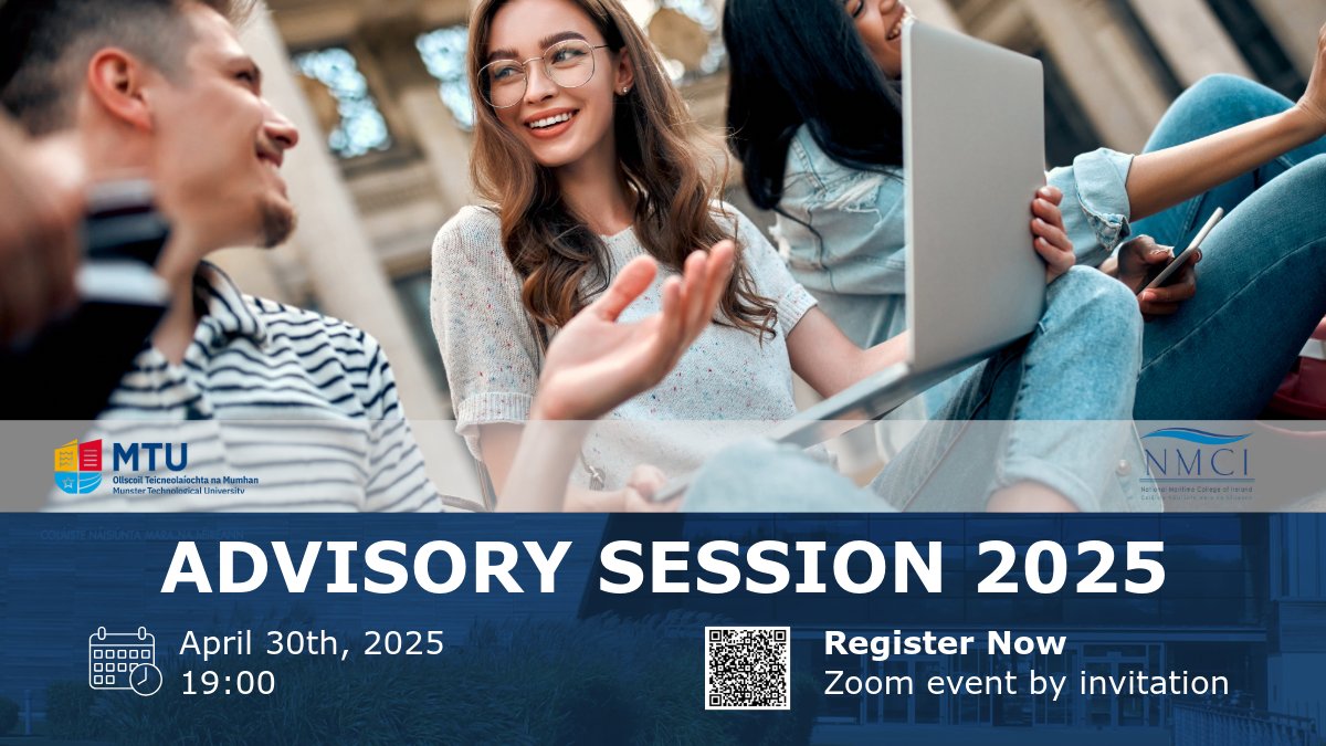 NMCI Advisory session 2025 will take place on April 30that 19:00 on Zoom. The session will focus on undergraduate degree programmes:
· Bachelor of Engineering in Marine Engineering
· Bachelor of Engineering in Marine Electrotechnology
· Bachelor of Science in Nautical Science.