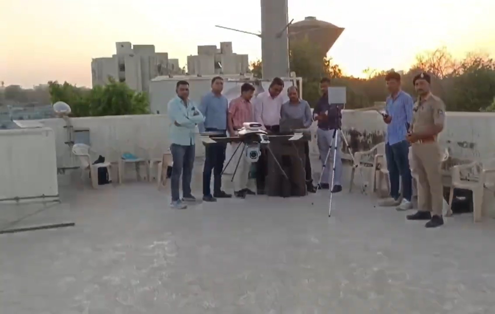 Gujarat Police unveils GP Drashti ; Control room will send Drone at reported place of crime