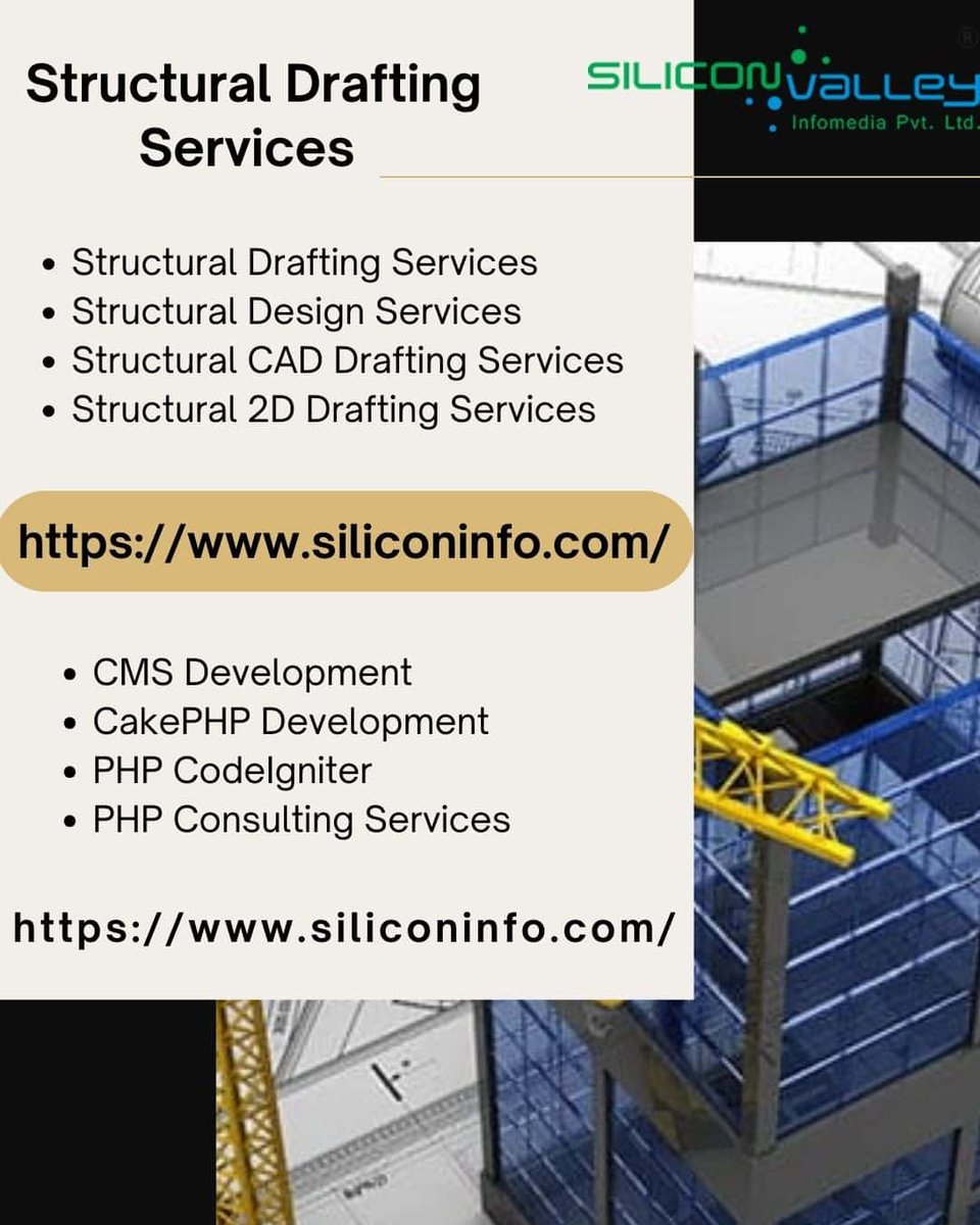silicon_ltd's tweet image. 🏗️ 20+ Years of Structural Precision! From Structural Drafting to PHP Development, we deliver accuracy in design &amp;amp; innovation in tech! 💻✨ #structuraldraftingservice

Visit us at:
siliconinfo.com/structural-ser…