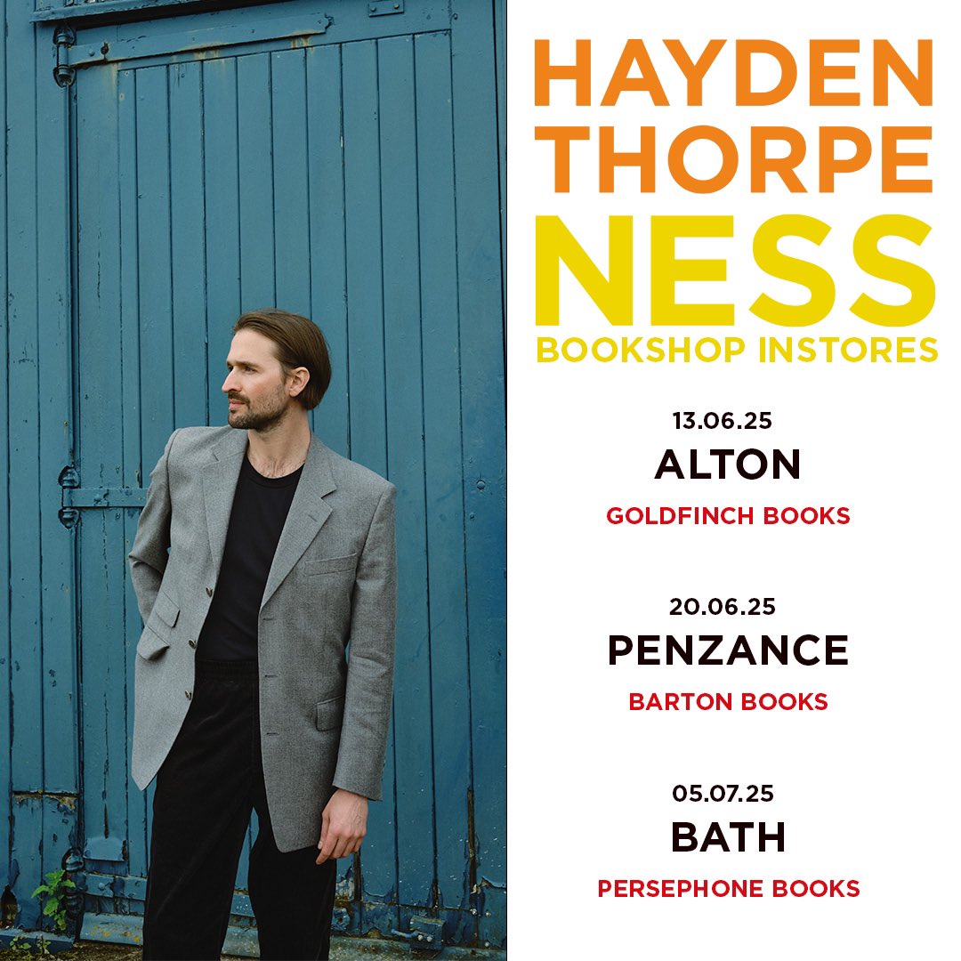 Hayden Thorpe (@hayden_thorpe) on Twitter photo Last year’s bookshop shows were really memorable for me. Special stuff can be made of simple things.
Gladly, I’ll be visiting more independent bookshops in the coming months. Zigzagging the map for fine company.
<a href="/GoldfinchBooks_/">GoldfinchBooks</a> has a reputation as the beating heart of the Last year’s bookshop shows were really memorable for me. Special stuff can be made of simple things.
Gladly, I’ll be visiting more independent bookshops in the coming months. Zigzagging the map for fine company.
<a href="/GoldfinchBooks_/">GoldfinchBooks</a> has a reputation as the beating heart of the