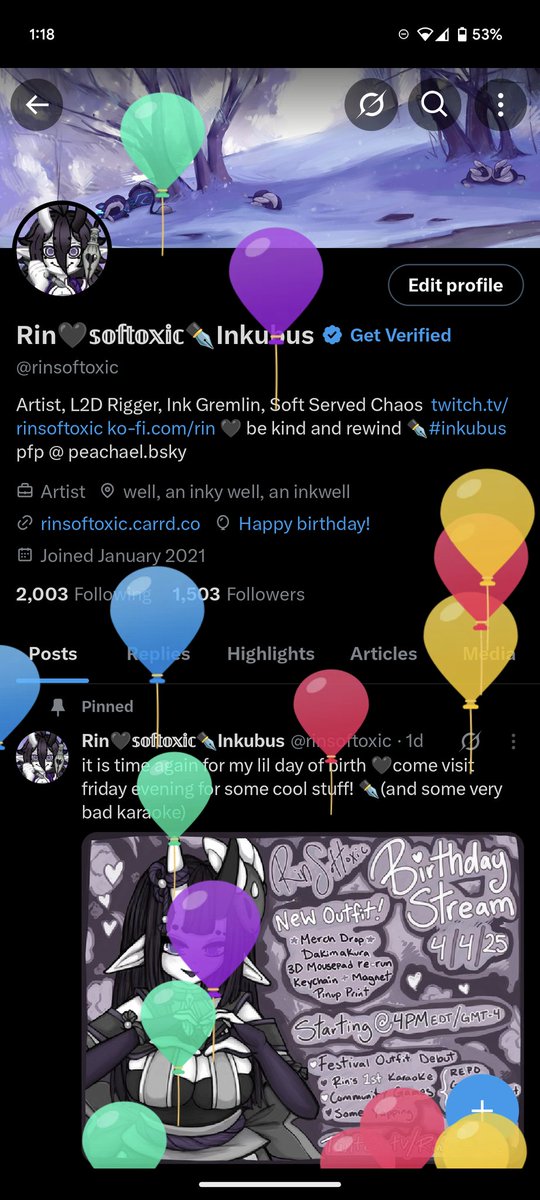 Rin🖤𝕤𝕠𝕗𝕥𝕠𝕩𝕚𝕔✒️Inkubus tweet media