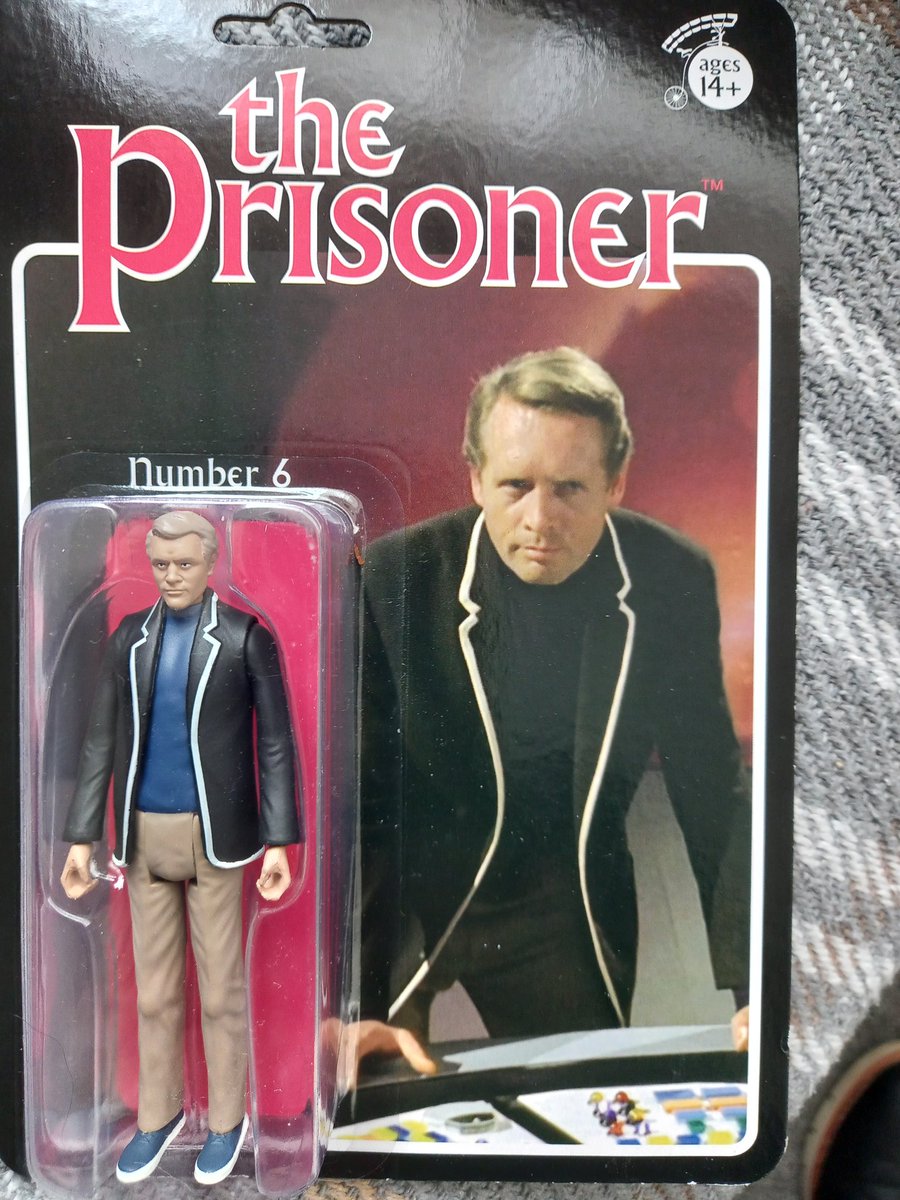 McrPopTrail's tweet photo. Love this No 6 McGoohan figure. A big fan of The Prisoner TV series and original member of Six of One fan club meeting in Brooklands South Manchester back in the late 1970's. Highest paid actor, an original soundtrack, in colour for American Market. Many landmarks! https://t.co/Jz1Nw3qgB8