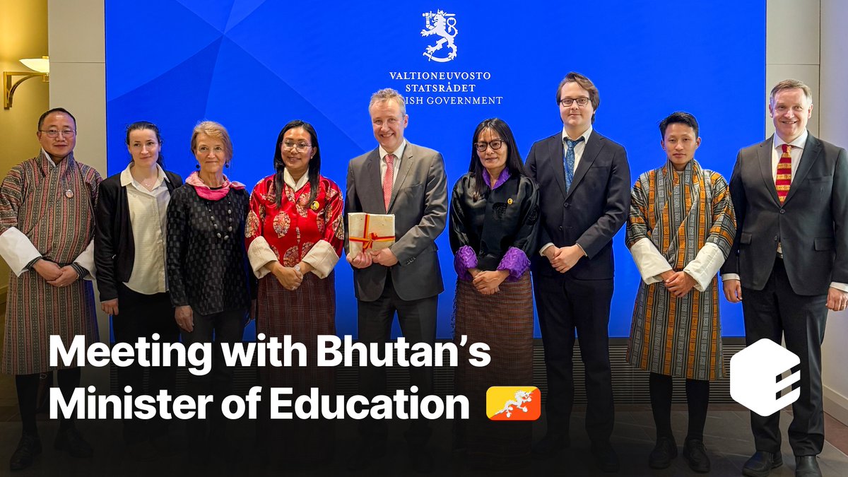 Eduten (@edutenofficial) on Twitter photo Our CEO, <a href="/henrimuurimaa/">Henri Muurimaa</a>, met with the Minister of Education and Skill Development of Bhutan this Tuesday. The conversation focused on big steps forward: The Ministry is now scaling Eduten nationwide for all Grade 5 students, laying the groundwork to reach every student in Bhutan. Our CEO, <a href="/henrimuurimaa/">Henri Muurimaa</a>, met with the Minister of Education and Skill Development of Bhutan this Tuesday. The conversation focused on big steps forward: The Ministry is now scaling Eduten nationwide for all Grade 5 students, laying the groundwork to reach every student in Bhutan.