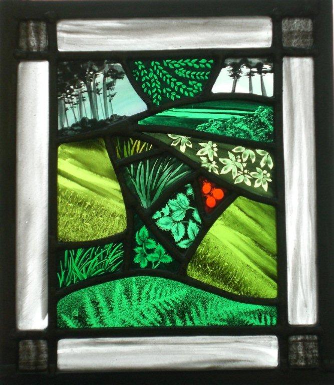 womensart1's tweet photo. 'Wild Wood' by UK stained glass artist Annie Rie #womensart https://t.co/oymirKeKGf