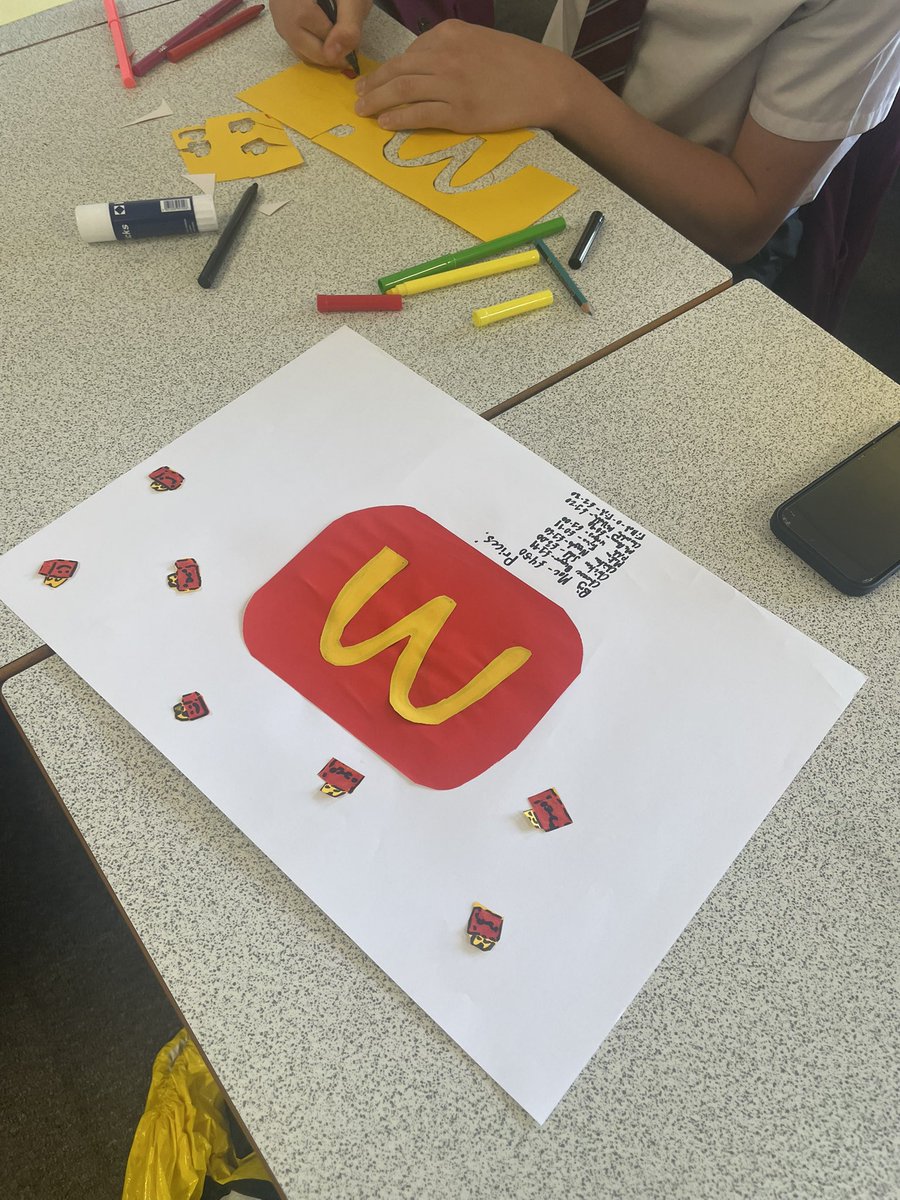 Mr Eaglesham’s class with their Simultaneous Equations posters!