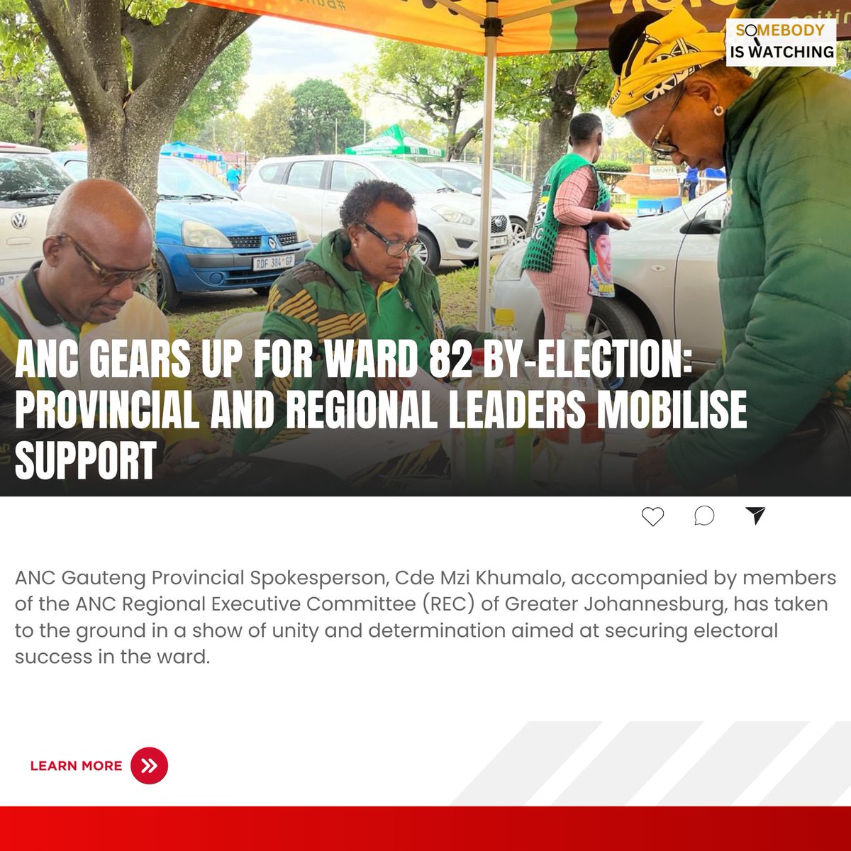 siwnews's tweet photo. The ANC has ramped up its campaign in Ward 82 ahead of the upcoming by-election, with Cde Mzi Khumalo and the Greater Johannesburg REC leading a united mobilisation effort.
#ANC #Ward82 #ByElection #GautengPolitics
Read more: https://t.co/S0tWVDnprV https://t.co/lpZ1BdKLAv