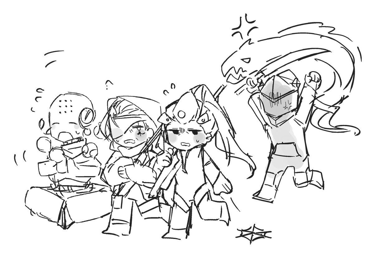 好笑吗？我只看见了日本黑道岛田家二少爷当街持刀砍死一个智械老师傅，一个瞎眼老太和一个丧偶寡妇
（是和朋友玩的一局游戏嘿嘿，这把其实是我们的平推局但是最佳是对面的源氏砍死咱们仨XD）
#OverwatchFanart