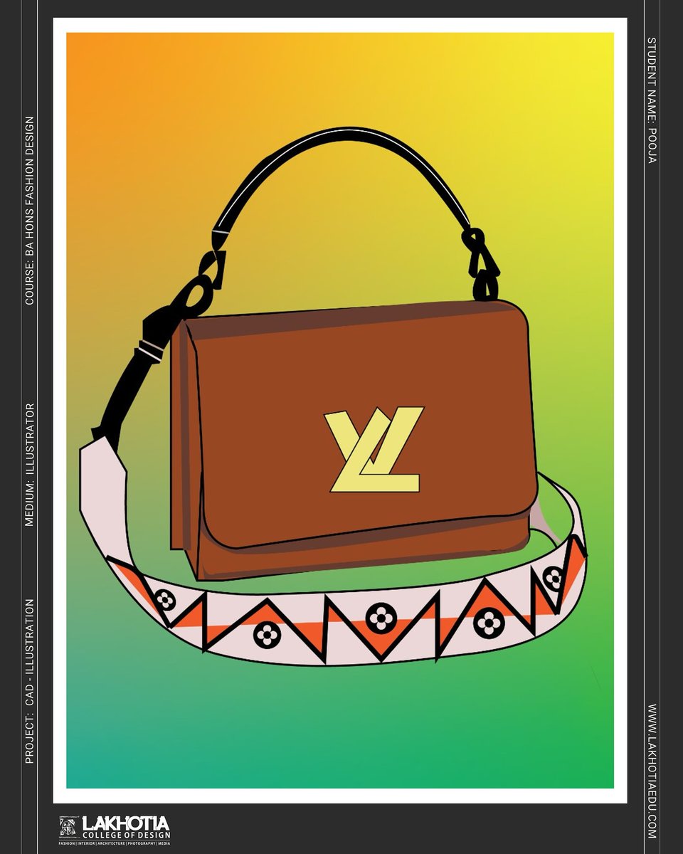 lakhotiacollege's tweet image. 📷 Design Luminaries | Graphic Design Department 📷 Step into the creative world of Pooja, a talented Fashion Design student

#DesignLuminaries #LuminateMagazine #FashionIllustration #CADDesign #DigitalFashion #GraphicDesign #FashionTech #AdobeIllustrator #HandbagDesign