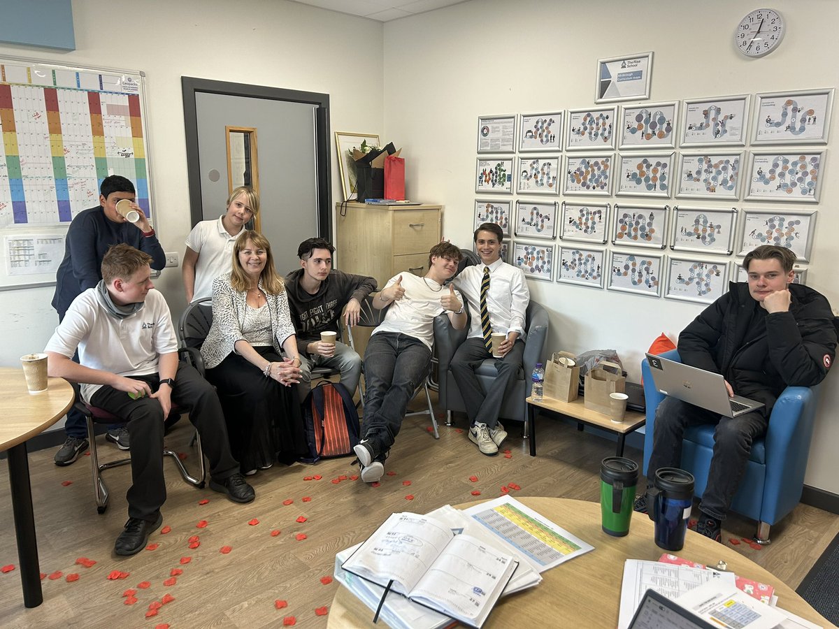 The last Hot Choc of the spring term. Welcome back Karen! 😊