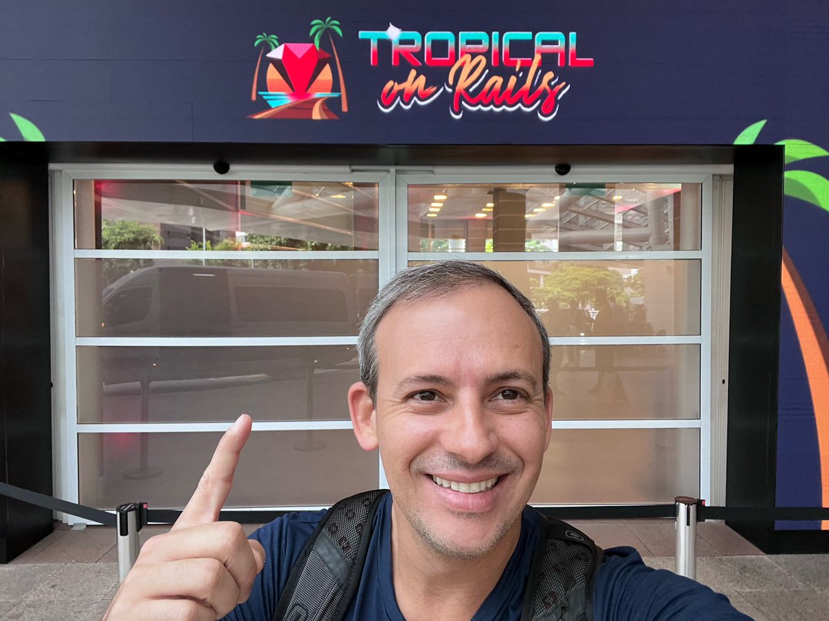 cezinha_anjos's tweet image. Segundo dia de Tropical on Rails 2025.

#TropicalOnRails @tropicalonrails