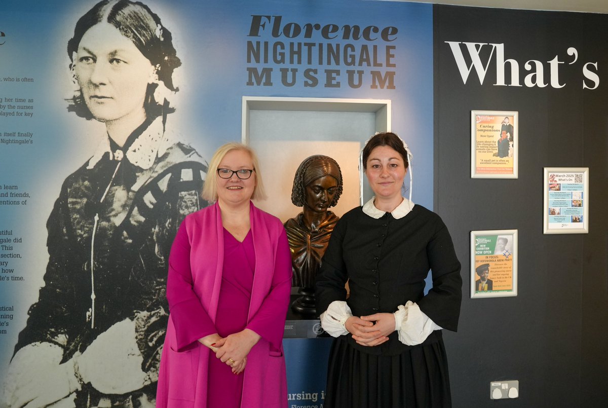 The National Lottery Heritage Fund (@heritagefunduk) on Twitter photo The <a href="/florencemuseum/">Florence Nightingale Museum 💙</a> celebrates of one of the best-known figures in nursing history.💉
Great to see Baroness <a href="/fionatwycross/">Fiona Twycross</a>, the newly appointed <a href="/DCMS/">Department for Culture, Media and Sport</a> Heritage Minster, take a trip recently during #NationalLottery Open Week to see how their project is sharing an important legacy. The <a href="/florencemuseum/">Florence Nightingale Museum 💙</a> celebrates of one of the best-known figures in nursing history.💉
Great to see Baroness <a href="/fionatwycross/">Fiona Twycross</a>, the newly appointed <a href="/DCMS/">Department for Culture, Media and Sport</a> Heritage Minster, take a trip recently during #NationalLottery Open Week to see how their project is sharing an important legacy.