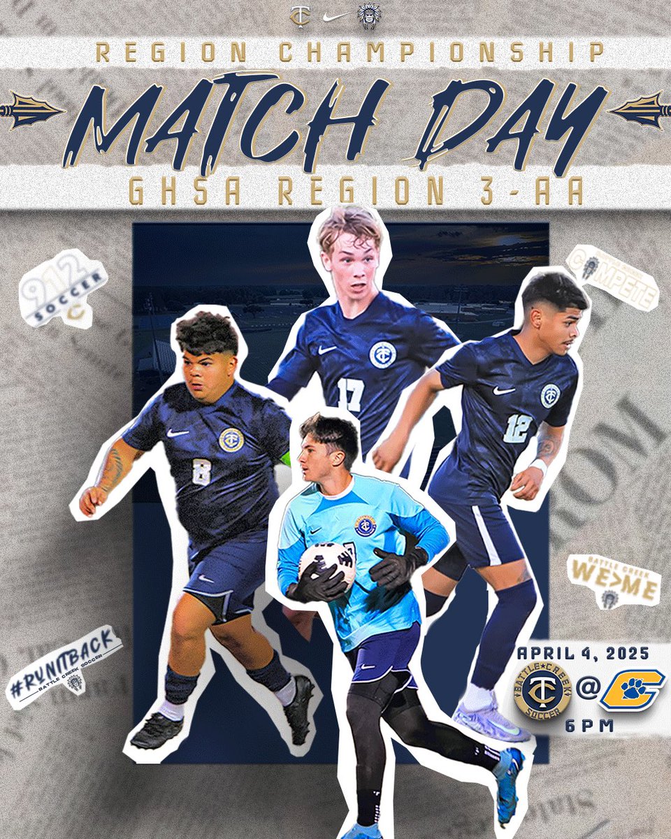 ❕IT’S GAMEDAY❕

Warriors will travel to Crisp County to play for the Region 3-AA Championship! Game time is set for 6 o’clock. We look forward to seeing you there! 
#WE>ME