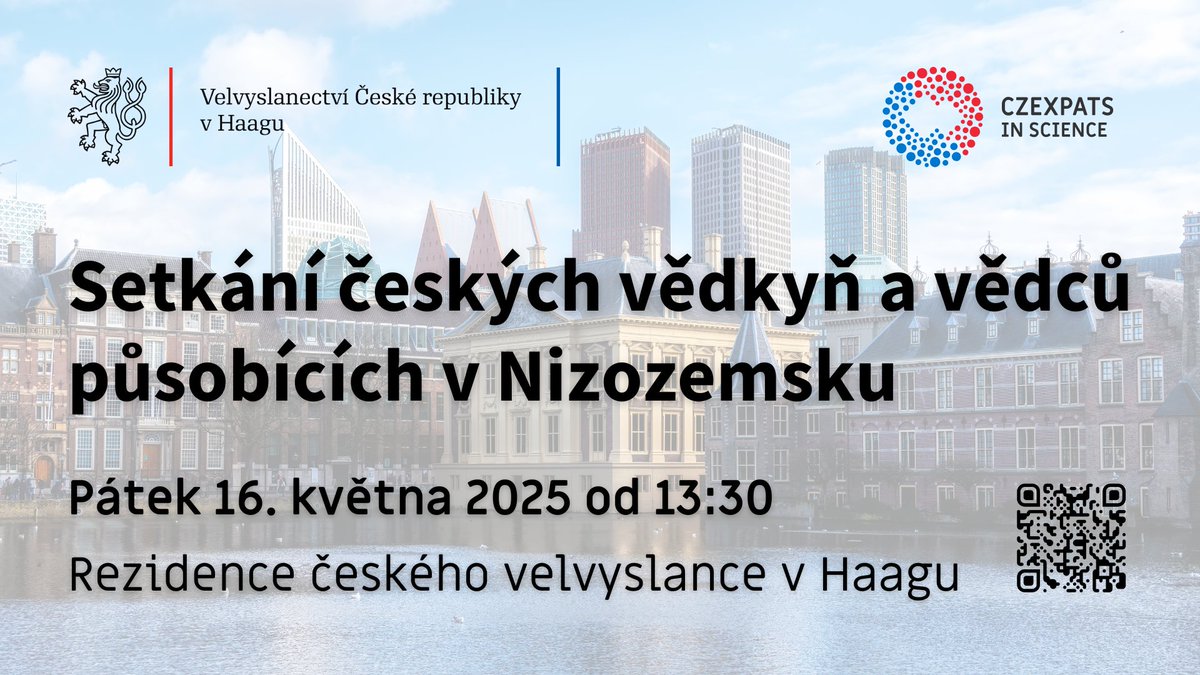 Czexpats In Science (@czexpats) on Twitter photo V květnu se můžete těšit na další z našich lokálních setkání. 📍 Již podruhé se společně potkáme v Haagu! 🌷🚲🧀
Keynote přednášky přednesou Sacha Prechal (<a href="/UniUtrecht/">Utrecht University</a>), Václav Valenta (<a href="/esa/">European Space Agency</a>) a <a href="/katerina_chk/">Katerina Chladkova</a> a těšit se můžete třeba i na účastnické flash talks.🌟
📝 Neváhejte se V květnu se můžete těšit na další z našich lokálních setkání. 📍 Již podruhé se společně potkáme v Haagu! 🌷🚲🧀
Keynote přednášky přednesou Sacha Prechal (<a href="/UniUtrecht/">Utrecht University</a>), Václav Valenta (<a href="/esa/">European Space Agency</a>) a <a href="/katerina_chk/">Katerina Chladkova</a> a těšit se můžete třeba i na účastnické flash talks.🌟
📝 Neváhejte se