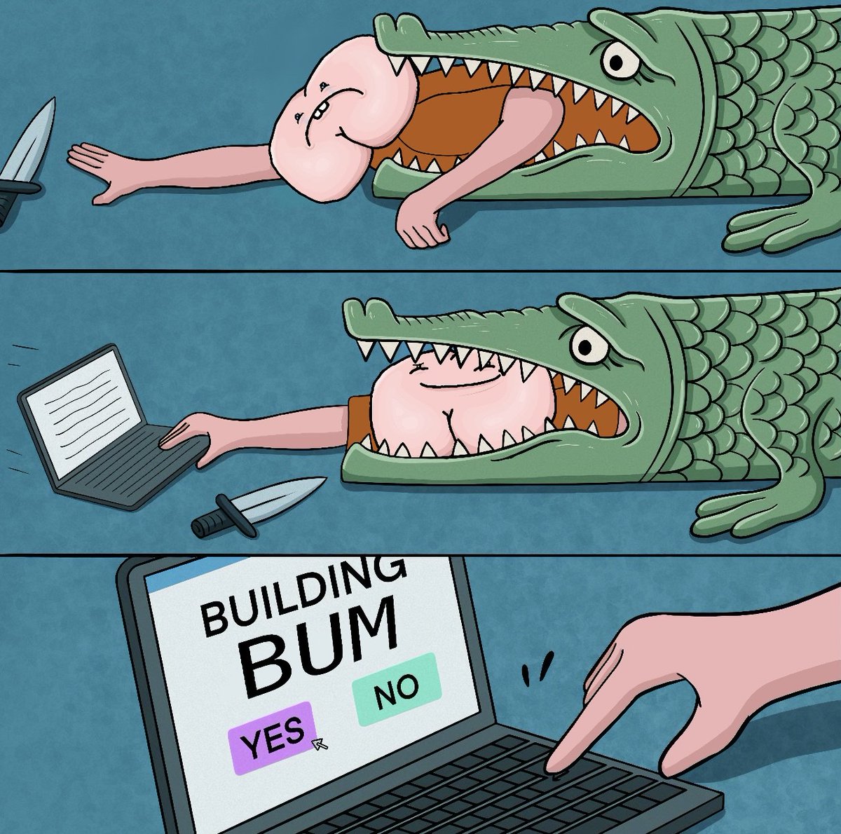 WillyBumBumWBB's tweet photo. Even when it looks bad, we survive. We build.
$BUM https://t.co/XvxChNF4sG