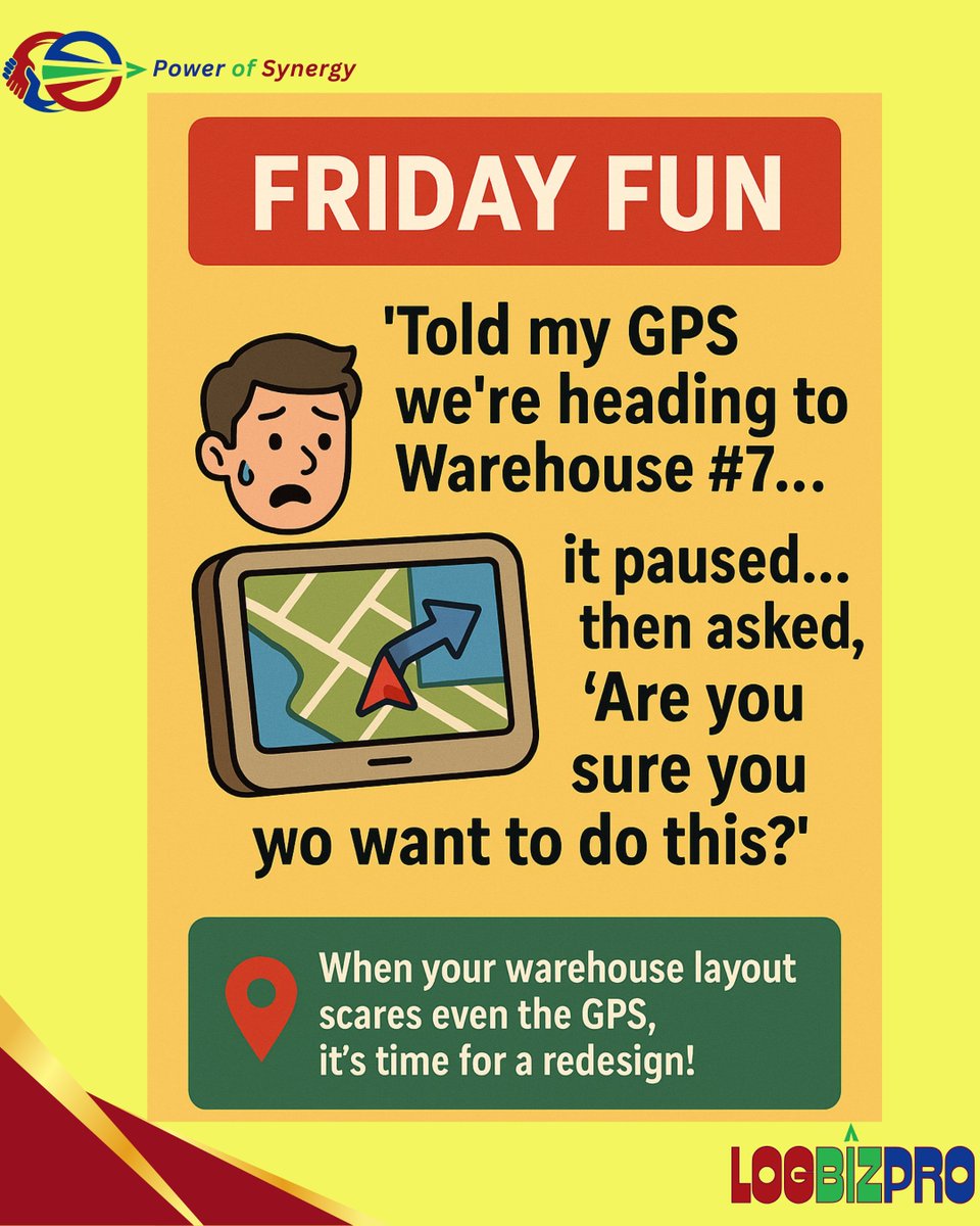 LogBizPro's tweet image. In logistics, chaos inside means chaos outside.

A messy warehouse doesn’t just slow you down — it slows your whole supply chain.

Optimize the inside to deliver better outside!

#FridayFun #WarehouseChaos #LogisticsLaughs #FixWarehouseFlow #SmartLogistics #LogBizPro