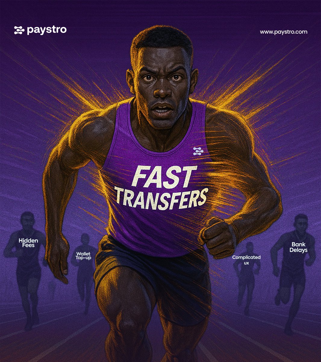 If sending money were an Olympic sport, Paystro would take home the gold!

#fasttransfers #DoMoreWithPaystro #GlobalTransfersLocalLove