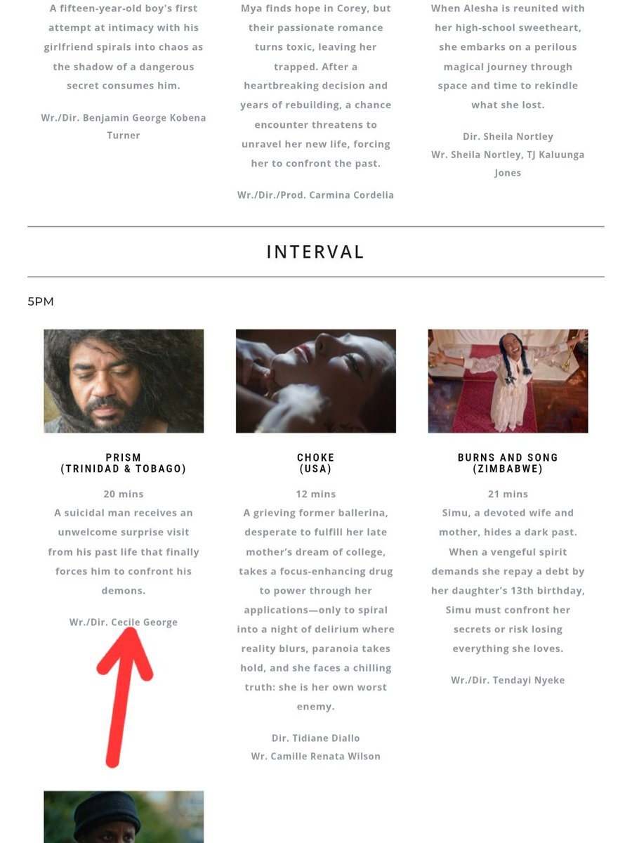 Extremely honoured to be it's #SoundDesigner and #Composer. 'Prism' is screening this coming Sunday at the prestigious 2025 <a href="/RapportFestival/">Rapport Festival</a> (Black Film Festival) in Brixton, England. The theme for that day is 'Black Love Matters'. 
#film #TrinidadandTobago #BlackLove