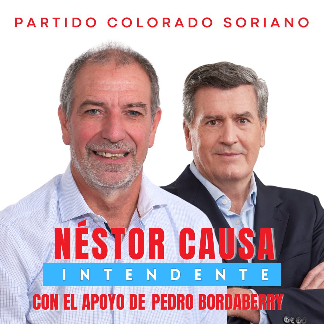 En Soriano es con Néstor Causa Intendente