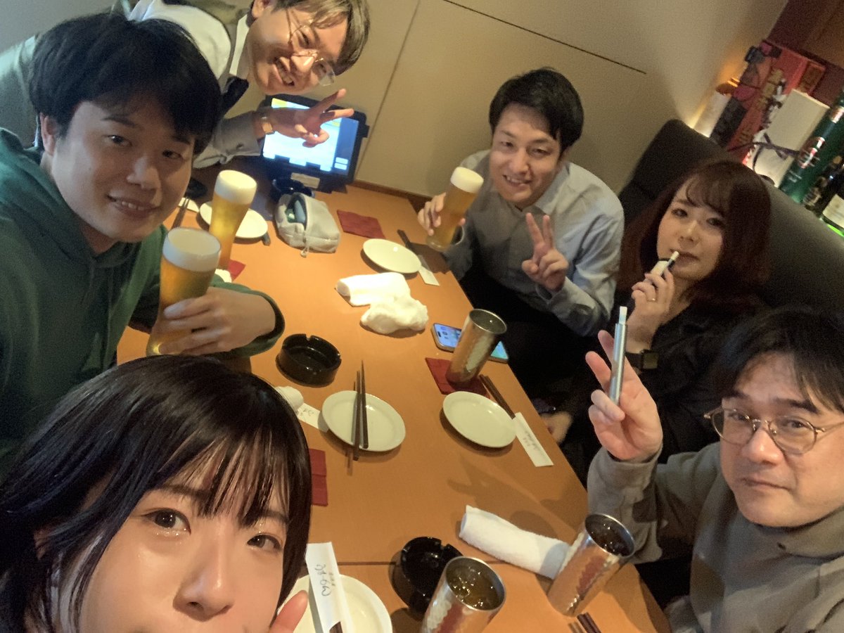 iwasakishinwaki's tweet photo. 今日は日本オープンの祝勝会をみんなにしてもらってます！
こうやってお祝いしてくれる仲間が居て本当に感謝🥲 https://t.co/wW2vzYqyME