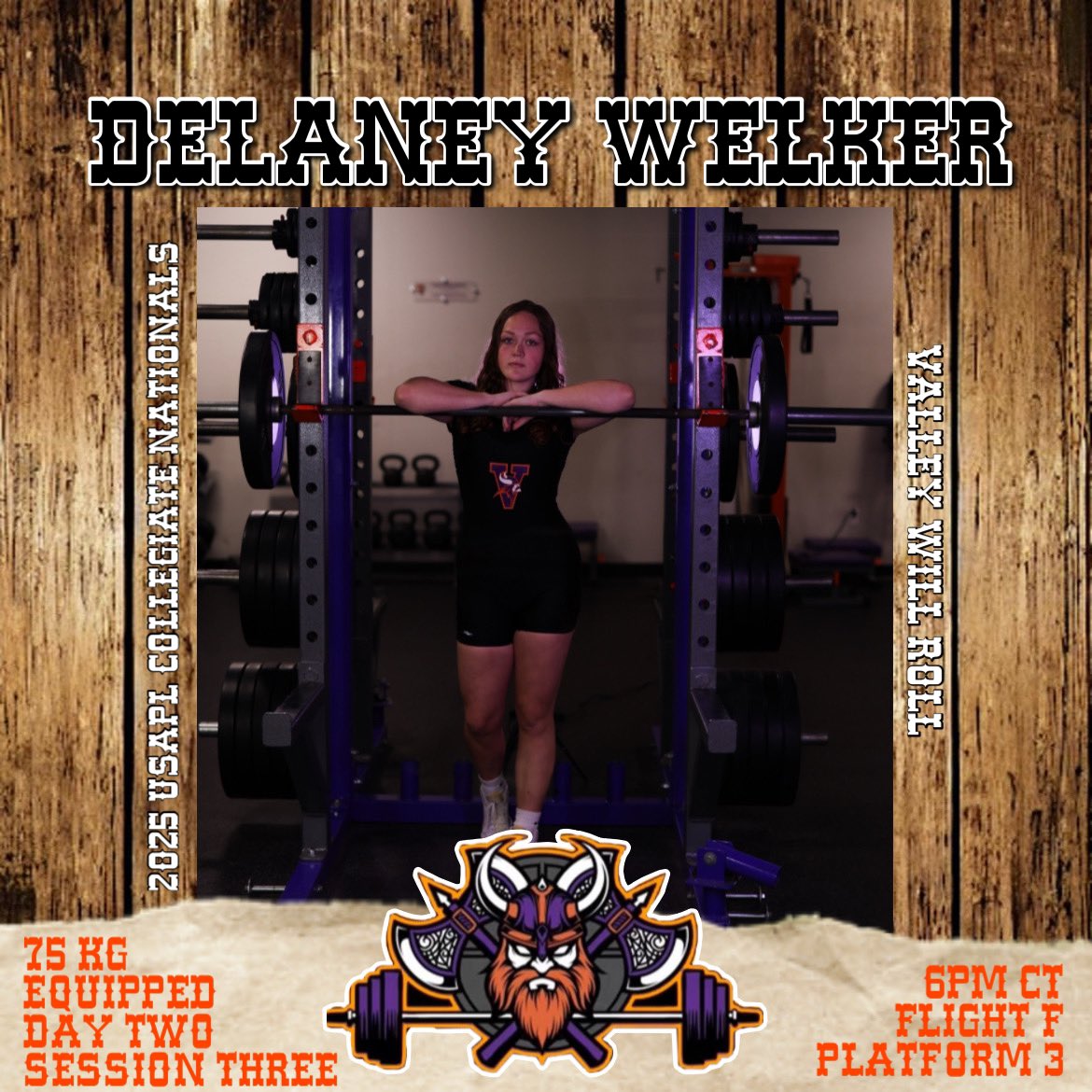 THREE Vikings will throw down in OKC today! Let us hear you from Marshall!🧡💜
Hannah’s link: youtube.com/live/qcryCBPL0…

Caiden’s link: youtube.com/live/FFUNhPbs7…

Delaney’s link: youtube.com/live/spvhqpVK1…