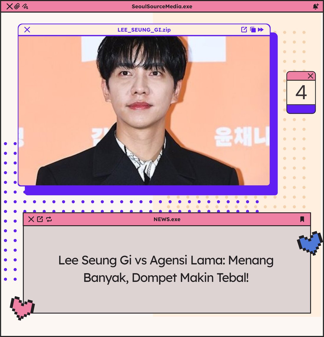kpopdankdramaid's tweet photo. Lee Seung Gi Menang Gugatan Kedua atas Hook Entertainment, Pengadilan Perintahkan Pembayaran Tambahan #LeeSeungGi #HookEntertainment #GreenSnakeEntertainment #PengadilanSeoul #HakArtis
Selengkapnya https://t.co/RlDV63zK64
-K.Gaeul https://t.co/f00eoAaCXD