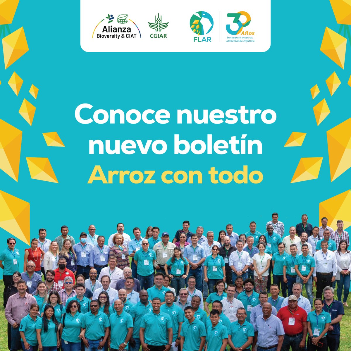 FLAR🌾🍚 (@arrozflar) on Twitter photo ¡Lanzamos el boletín “Arroz con todo”🌾🍚! Una colaboración entre <a href="/arrozFLAR/">FLAR🌾🍚</a> y <a href="/BiovIntCIAT_esp/">Alianza de Bioversity International y el CIAT</a> para informar a nuestro sector sobre el trabajo que hacemos para fortalecer la cadena de valor del arroz en Latinoamérica y el Caribe ¡No te lo pierdas! 👀 ➡️goo.su/lCPsv ¡Lanzamos el boletín “Arroz con todo”🌾🍚! Una colaboración entre <a href="/arrozFLAR/">FLAR🌾🍚</a> y <a href="/BiovIntCIAT_esp/">Alianza de Bioversity International y el CIAT</a> para informar a nuestro sector sobre el trabajo que hacemos para fortalecer la cadena de valor del arroz en Latinoamérica y el Caribe ¡No te lo pierdas! 👀 ➡️goo.su/lCPsv
