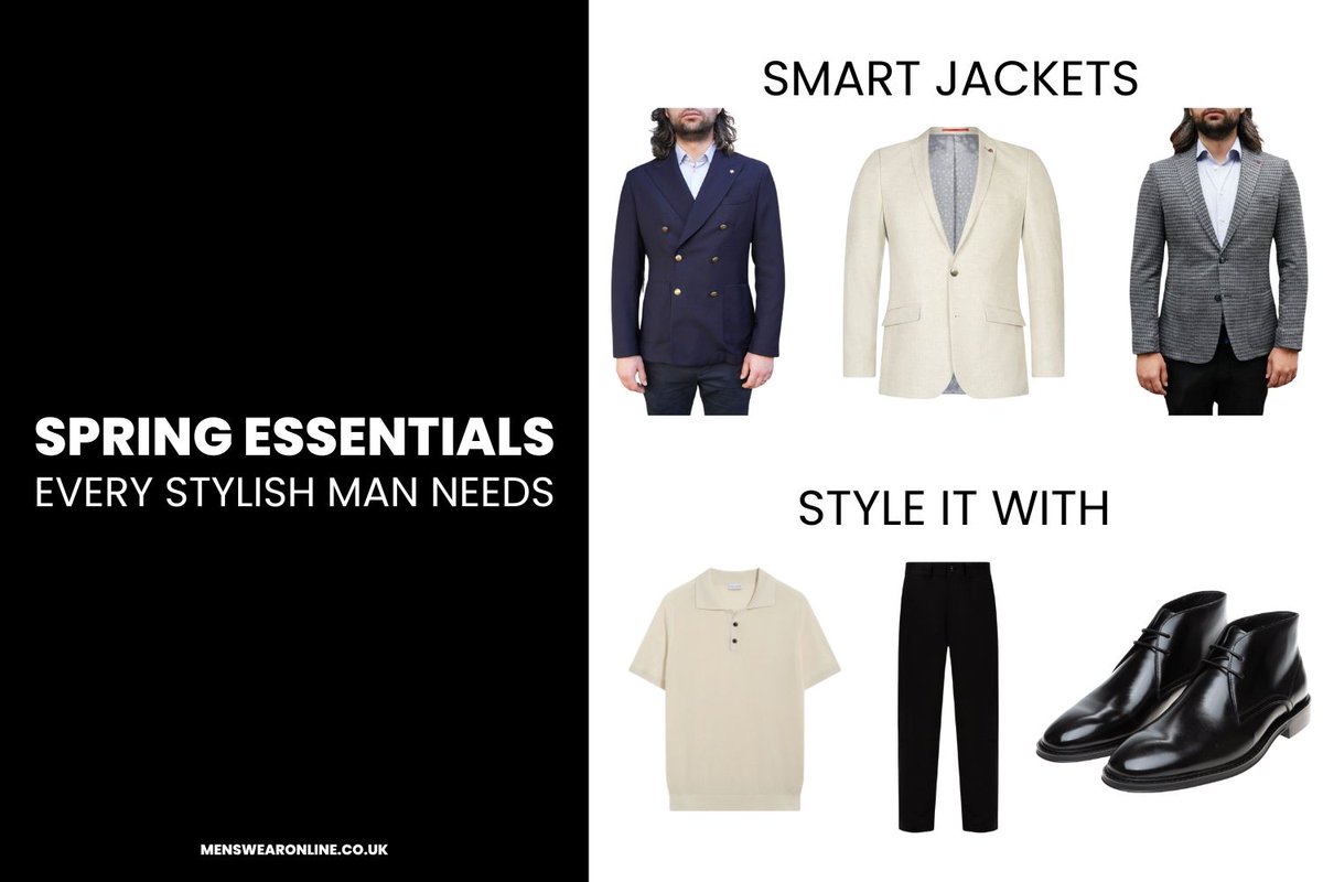 MenswearonlineU's tweet image. A jacket that works wherever the day takes you. Lightweight and always sharp. menswearonline.co.uk/upgrade-your-s…
#SmartLayers #MensSpringStyle #RefinedLooks #SeasonalMustHaves