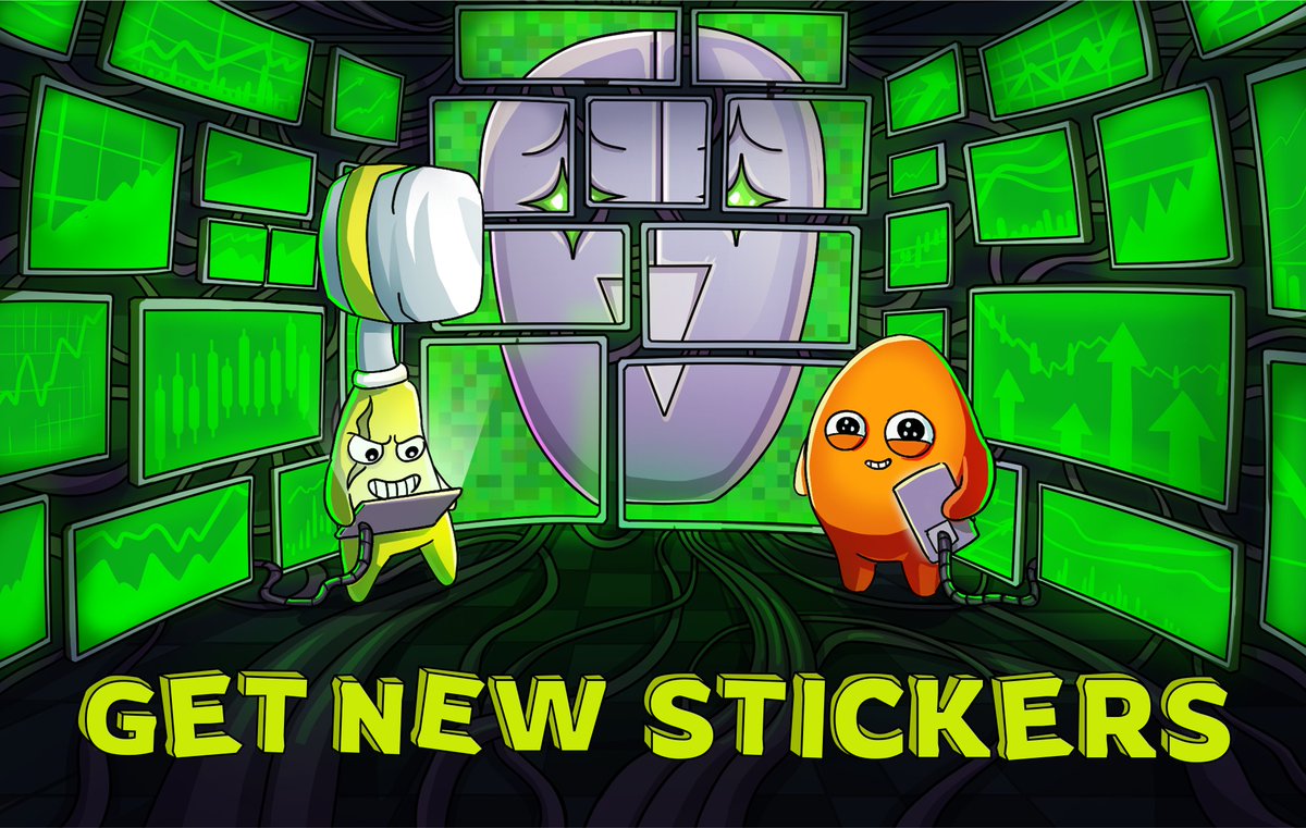 WAGMI HUB (@wagmihub) on Twitter photo 🥳 WAGMI HUB Stickers Drop Is Live!
We teamed up with <a href="/stickers_tg/">Sticker Pack</a> to launch our official sticker packs and it’s more than just pixels.
We have prepared for you 2 awesome stickerpacks, one with your favorite EGG & HAMMER and the other with a new character, AI AGENT
⚡️ LINK IS 🥳 WAGMI HUB Stickers Drop Is Live!
We teamed up with <a href="/stickers_tg/">Sticker Pack</a> to launch our official sticker packs and it’s more than just pixels.
We have prepared for you 2 awesome stickerpacks, one with your favorite EGG & HAMMER and the other with a new character, AI AGENT
⚡️ LINK IS