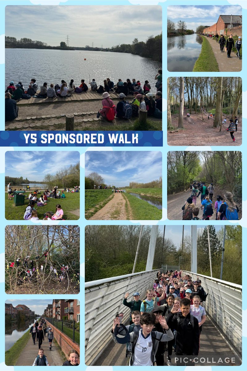 SpringfieldSPS's tweet photo. Y5 are enjoying the sunshine on their sponsored walk! 5 miles complete. 5 still to go! #walk #outdoors #schooltrip #localarea #SaleTown #M33 
#Wechallengeourselves 🟡
#Togetherweareateam 🔵 https://t.co/sdgLYnsXMZ