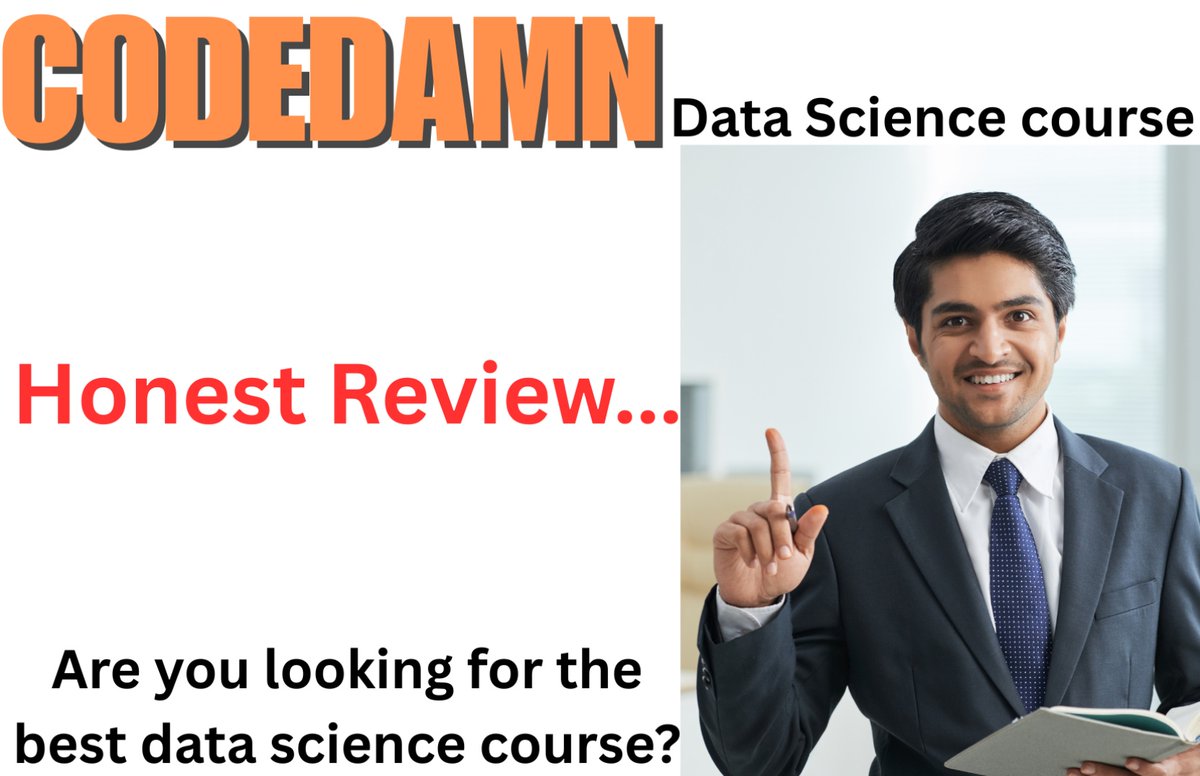 analyticjob's tweet image. 🎯Thinking of enrolling in Codedamn’s Data Science Course? See what real learners say before deciding!🚀
Sachin Singh shared his review on Analytics Jobs. Read or add yours now!👇
🔗Codedamn Reviews: zurl.co/NZbee 
 #AnalyticsJobs #Codedamn #CourseReviews #DataScience