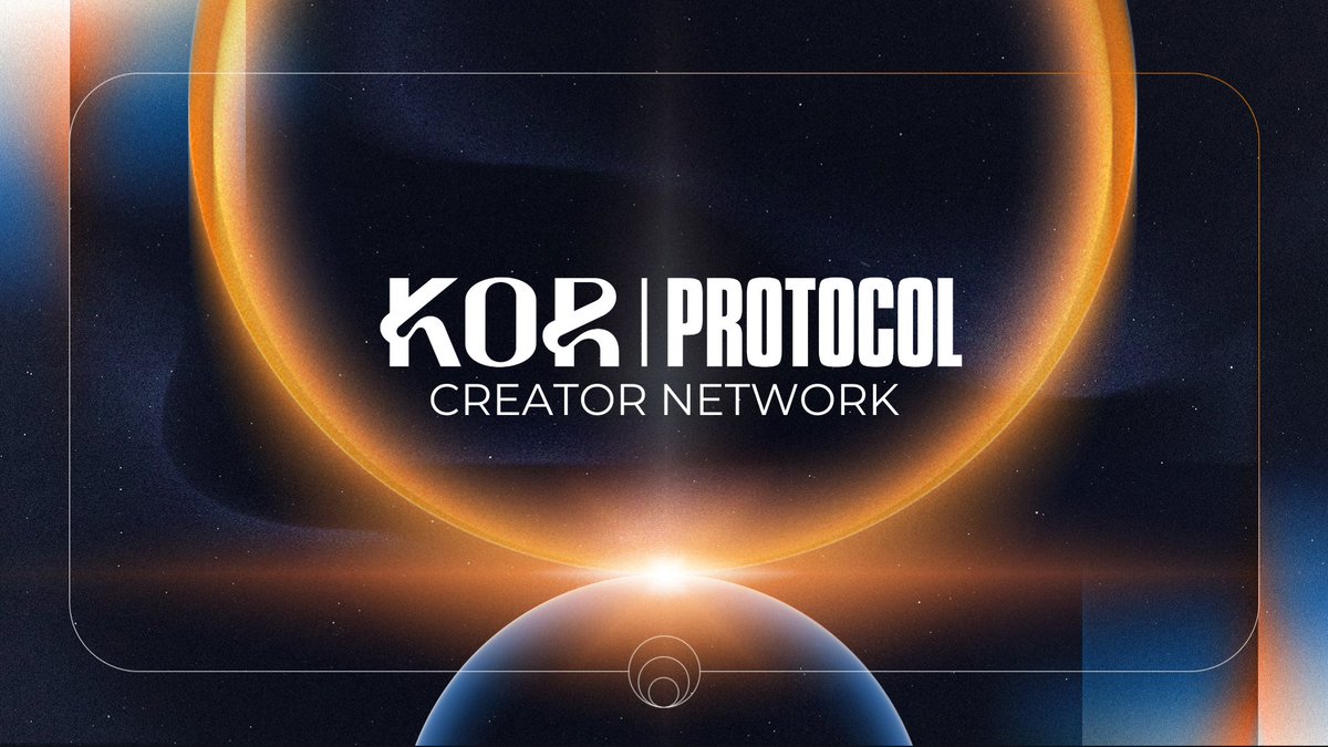 We’re thrilled to expand the KOR Creator Network! 

New creators will be supported with dedicated resources, direct access the KOR team, and tailored guidance to help craft impactful content within the ecosystem!

Find out how you can join &amp; start earning rewards 🧵