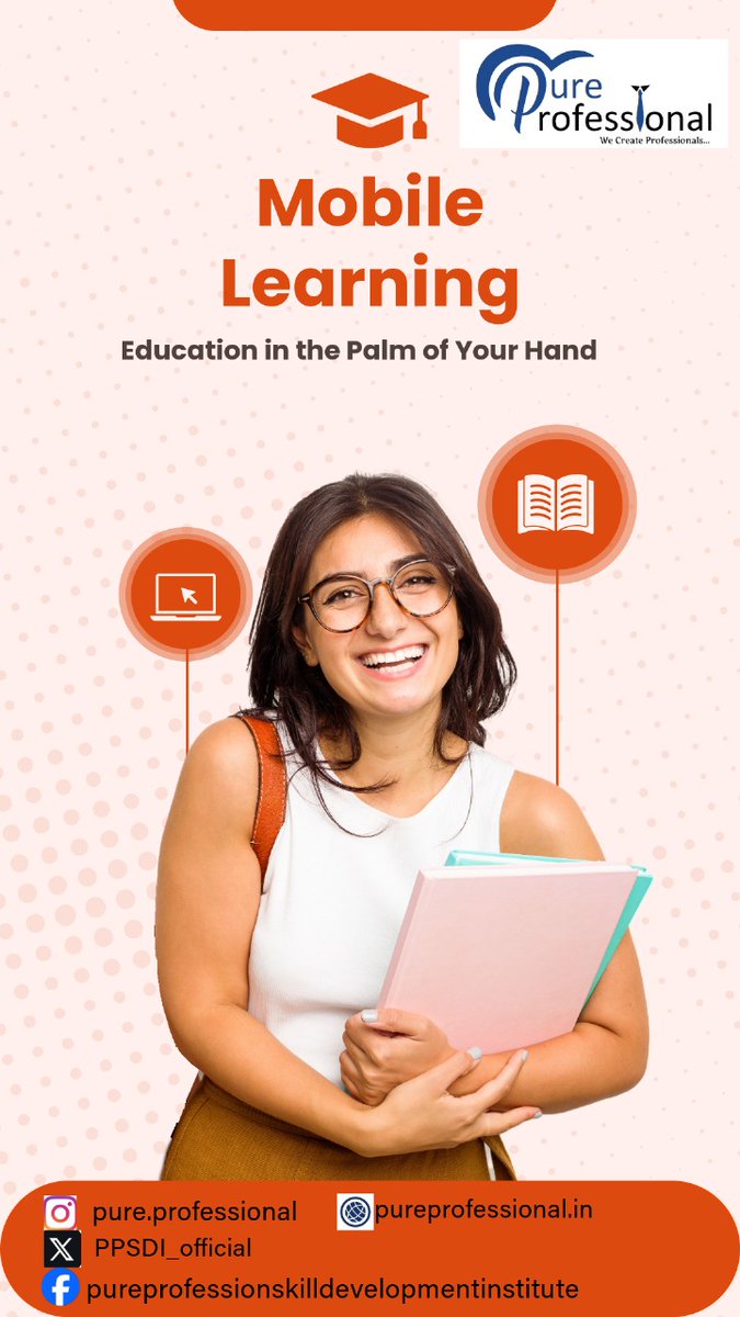 PPSDI_Official's tweet photo. Learning anytime, anywhere — Mobile learning puts education right in the palm of your hand, making knowledge more accessible than ever.
#MobileLearning #MLearning #EdTech #DigitalEducation #LearningOnTheGo #SmartEducation  #ElearningRevolution[https://t.co/6FoElH6XTP] https://t.co/mfQNzRtQ91