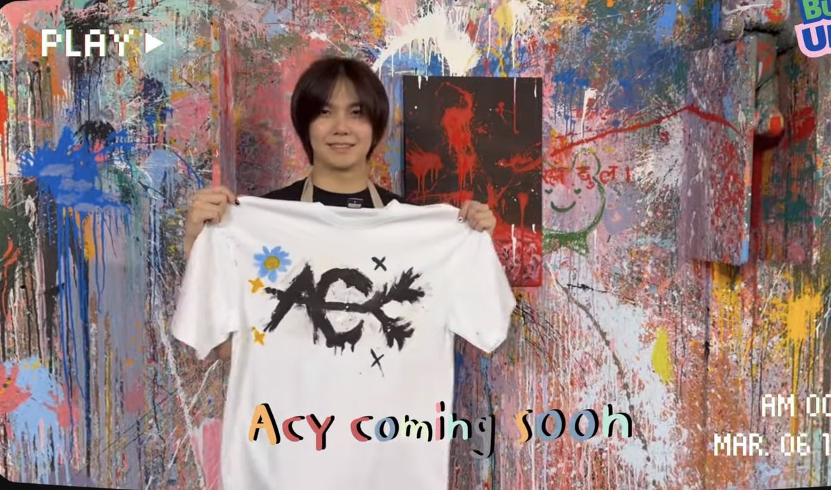 Acy Coming Soon…. เอ๊ะ จะทำเสื้อยืดขายหรอ? 

#BUILDARTATTACK
#BuildJakapan <a href="/JakeB4rever/">BIU.</a> 
#Beyourluve