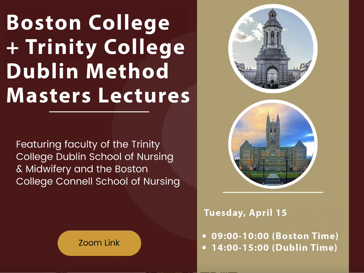 School of Nursing & Midwifery, TCD (@tcd_snm) on Twitter photo Join <a href="/BC_CSON/">BC Connell School of Nursing</a> & <a href="/TCD_SNM/">School of Nursing & Midwifery, TCD</a> for the Method Masters Lectures.
📆 Tuesday, 15 April 2025
🕰️ 2 - 3pm (Dublin Time)
💻 Register via Zoom: bccte.zoom.us/j/98087825206
Methods and Presenters:
💡 A Primer on Economic Evaluation
<a href="/DianaBowser8/">Diana Bowser</a>, ScD, Associate Dean for Research and Join <a href="/BC_CSON/">BC Connell School of Nursing</a> & <a href="/TCD_SNM/">School of Nursing & Midwifery, TCD</a> for the Method Masters Lectures.
📆 Tuesday, 15 April 2025
🕰️ 2 - 3pm (Dublin Time)
💻 Register via Zoom: bccte.zoom.us/j/98087825206
Methods and Presenters:
💡 A Primer on Economic Evaluation
<a href="/DianaBowser8/">Diana Bowser</a>, ScD, Associate Dean for Research and