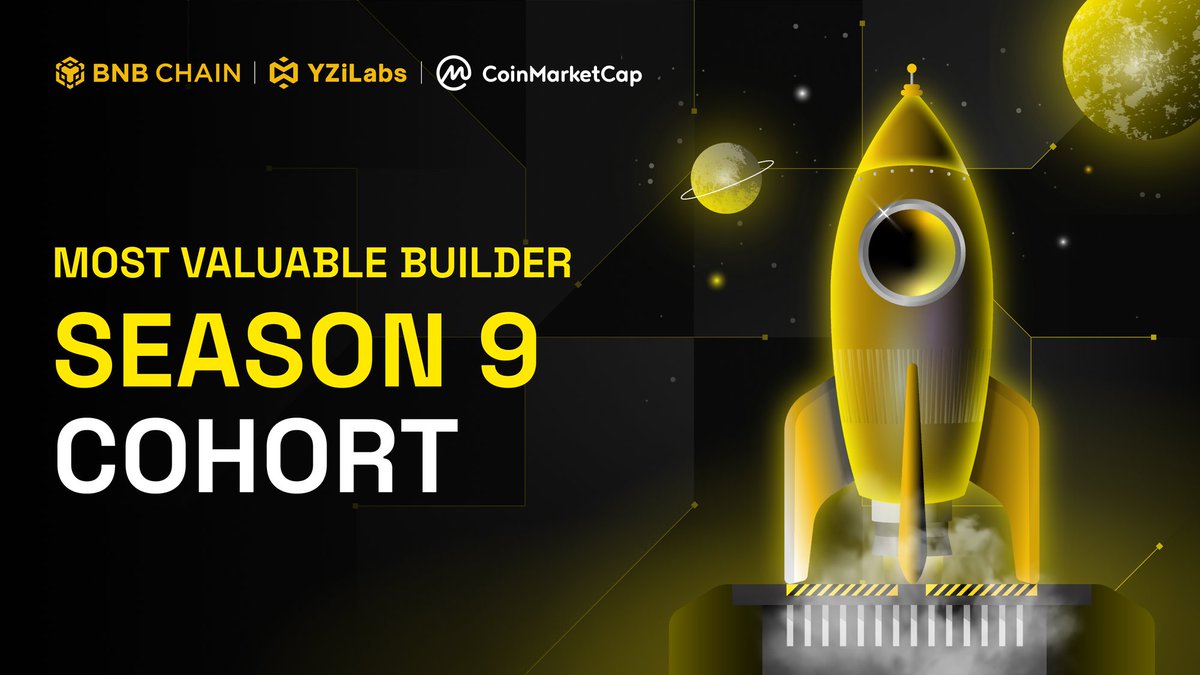 🚀 <a href="/BNBCHAIN/">BNB Chain</a> announces the 16 projects selected for MVB Season 9 Accelerator Program!

Covering a broad spectrum across AI, DeFi, Gaming, and DeSci, these innovative builders will receive mentorship and resources from BNB Chain, YZi Labs, and CMC Labs.

Learn more 👉